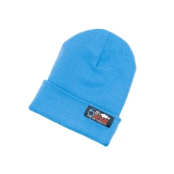 Blue 6 Beanie - 12" Cuffed - Blue