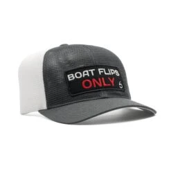 Boat Flips Only - FishLite™ Mesh - Gray / White