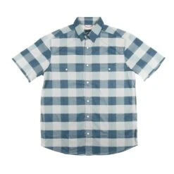 Pescavida Hybrid S/S Shirt - Backwater Blue